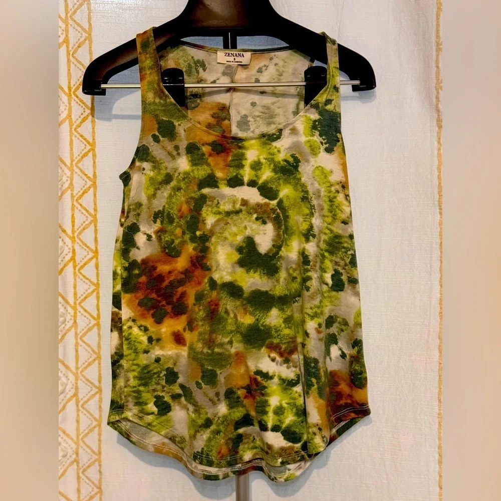 Zenana Tank Top women’s size small tie dye - Picture 1 of 6